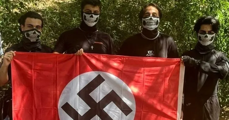 Maçka Parkı’nda Nazi bayrağı açtılar: Önce kimseden korkumuz yok dedi sonra fotoğrafı sildi!