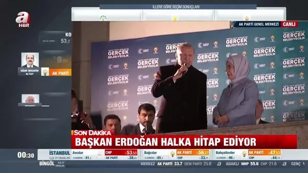 Başkan Erdoğan AK Parti Genel Merkezi'nden vatandaşlara hitap etti