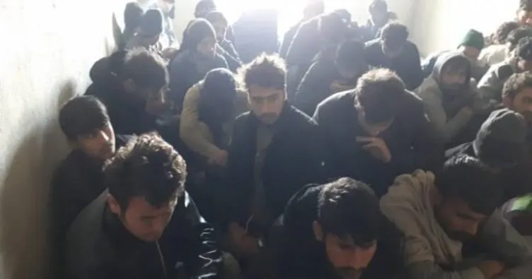 Metruk binadan 84 kaçak göçmen çıktı