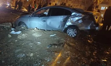 Nusaybin’de zincirleme trafik kazası: 1’i ağır 2 kişi yaralı #mardin