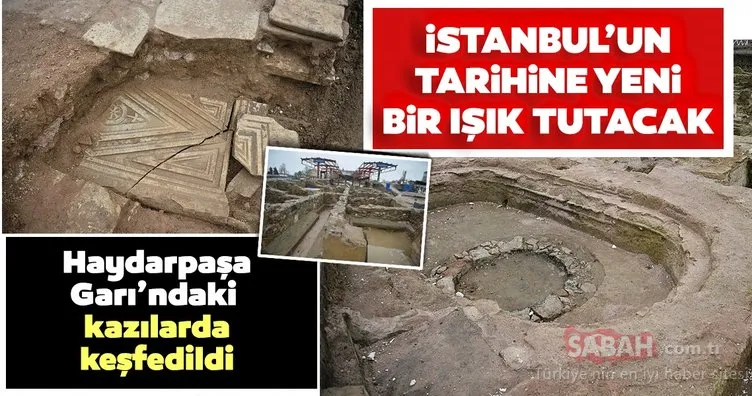 İstanbul’un tarihine yeni bir ışık tutacak! Haydarpaşa Garı’ndaki kazılarda yeni keşif