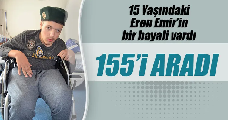 Ben bir polise sarılmak istiyorum dedi, polisler ona sarıldı