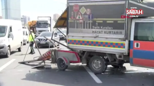 TEM Seyrantepe'de zincirleme trafik kazası