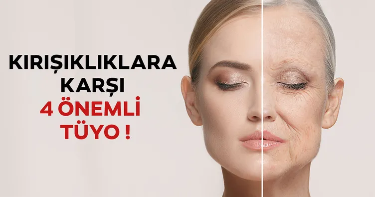 Kırışıklıklara karşı 4 tüyo !