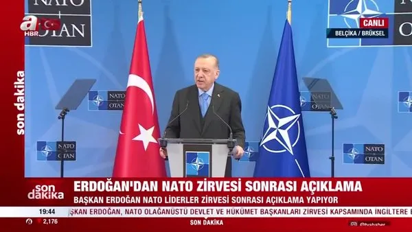 Başkan Erdoğan'dan NATO ülkelerine çağrı: Müttefikler arası ambargo olmamalı | Video