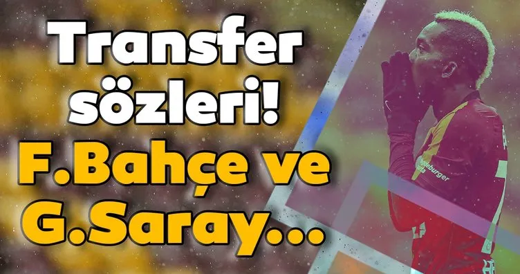 Henry Onyekuru’dan transfer sözleri! Galatasaray ve Fenerbahçe...