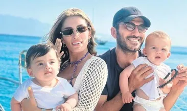 Ufuk dayı yeğenleriyle tatilde!