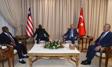 Başkan Erdoğan, Liberya Devlet Başkanı Weah ile görüştü