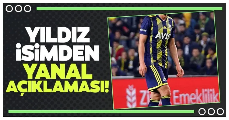 Fenerbahçeli yıldızdan Ersun Yanal açıklaması!