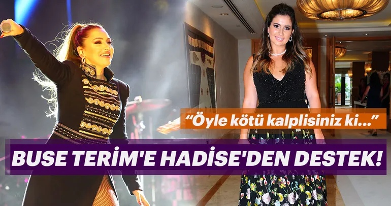 Buse Terim’e Hadise’den destek