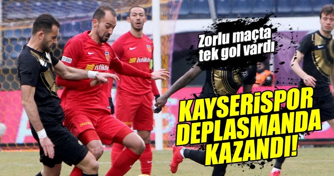 kayserispor deplasmanda kazandi spor