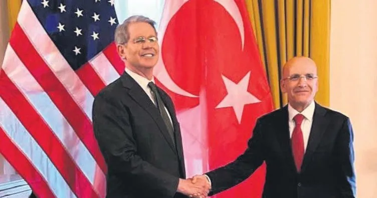 Şimşek, ABD Hazine Bakanı ile görüştü