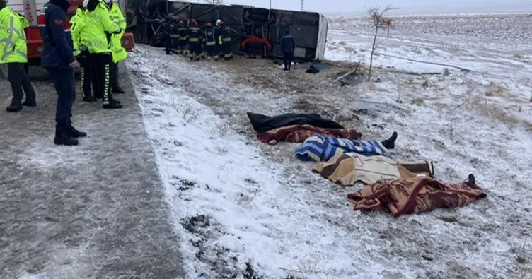 Son dakika: Konya’da yolcu otobüsü devrildi! Hayatını kaybedenlerin kimlikleri belli oldu