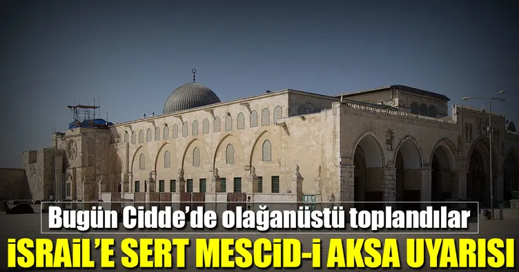 İİT’den İsrail’e sert Mescid-i Aksa uyarısı