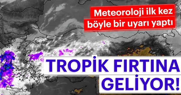 Meteoroloji’den son dakika hava durumu uyarısı! Bugün İstanbul’da hava durumu nasıl olacak? Tropik fırtına uyarısı!