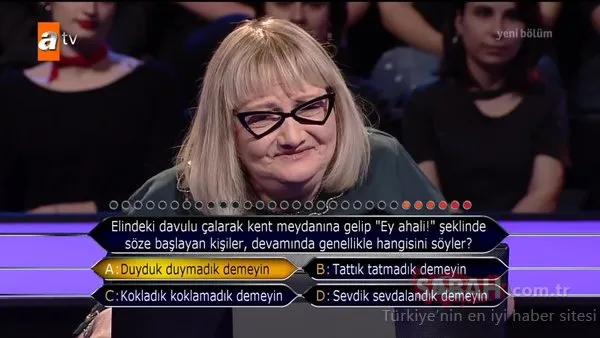 Milyonluk soruya geldi! Kim Milyoner Olmak İster 834. bölüm soru ve cevapları