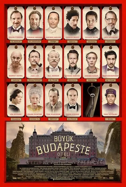 Büyük Budapeşte Oteli filminden kareler