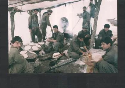 Gizlice çekilmiş PKK kampı görüntüleri