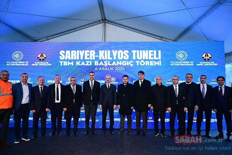 Sarıyer Kilyos Tüneli için ilk kazma vuruldu! Bakan Uraloğlu duyurdu: Seyahat süresi 5 dakikaya inecek