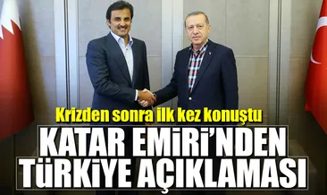 Katar Emiri’nden flaş açıklamalar