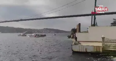 Ortaköy’de iki kişi denize düştü! Kurtarma çalışması devam ediyor | Video