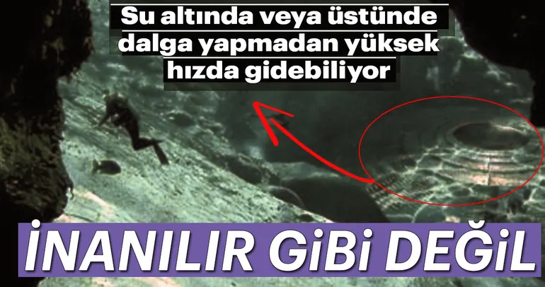 Bu esrarengiz cisimler su altında yüksek hızda gidebiliyor!