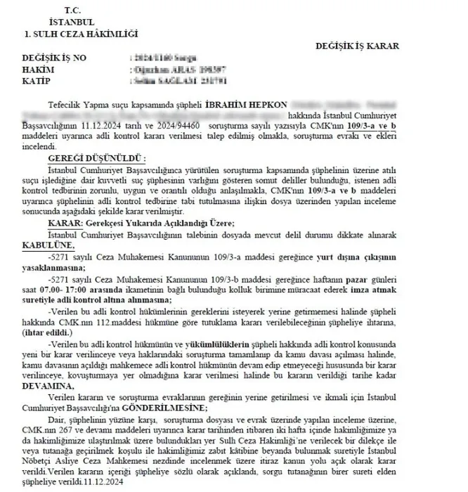 SON DAKİKA... Eski emniyet müdürü Necat Hepkon’un oğluna tefecilik suçlaması: Yurt dışına kaçacak ihbarı sonrası…