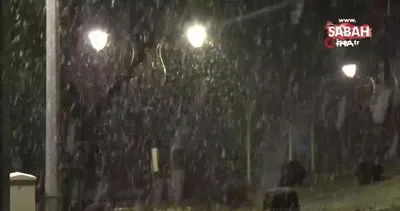 İstanbul’da beklenen kar yağışı etkili oldu, Çamlıca’ya lapa lapa kar yağdı | Video