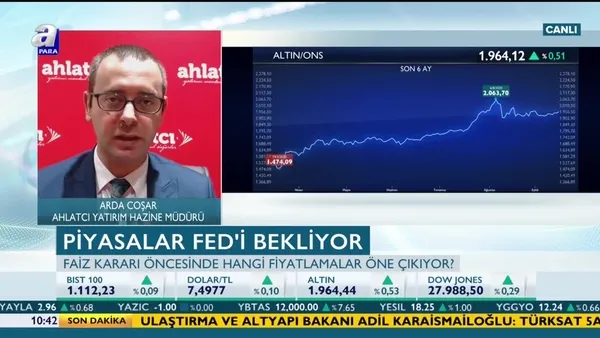 Altın düşecek mi? Arda Coşar: Genişleyici mesajlar gelmezse altın düşer