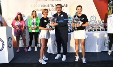 Şampiyon tenisçiler kupalarını aldı #adana