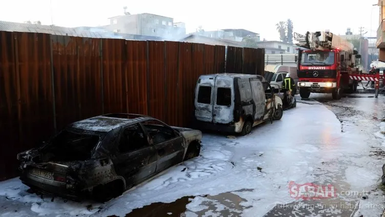 Son dakika haberi: Adana’da korkutan yangın! Geri dönüşüm fabrikasında çıkan yangın 11 aracı yuttu