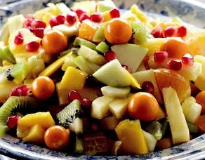 Altın Çilekli Meyve Salatası