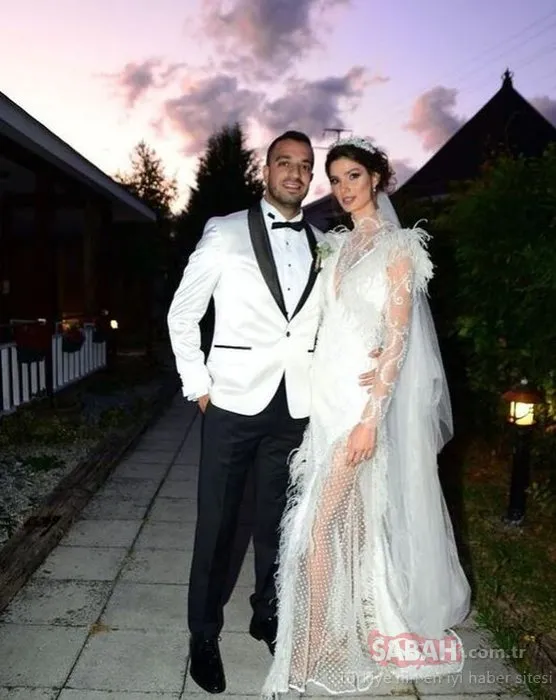 Model Gizem Kayalı ile Murat Binici evlendi