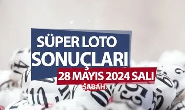 Süper Loto sonuçları TIKLA SORGULA ekranı! Milli Piyango Online 28 Mayıs Süper Loto çekiliş sonuçları ile şanslı rakamlar