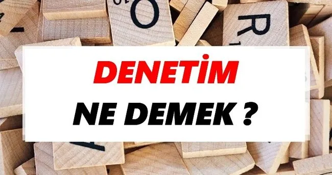 Denetim Ne Demek? TDK’ya Göre Denetim Sözlük Anlamı Nedir?