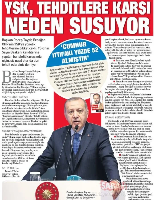 Türkiye İstanbul seçimlerindeki şaibe skandalını SABAH'tan okudu!