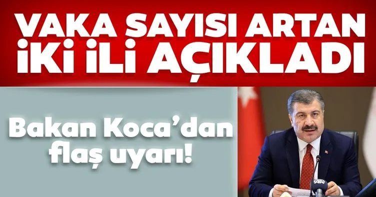 Sağlık Bakanı Fahrettin Koca’dan son dakika açıklamaları! Başta İstanbul ve Bursa olmak üzere...
