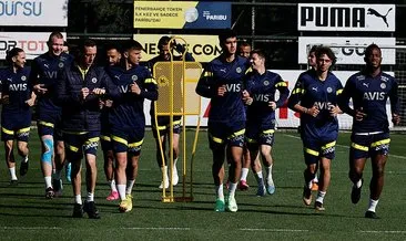 Fenerbahçe’de Sivasspor hazırlıkları sürüyor
