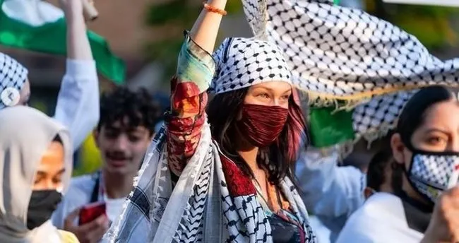 Ünlü model Bella Hadid, Filistin ve Ukrayna'yı kıyaslayıp Instagram'ın ikiyüzlü tutumuna isyan etti