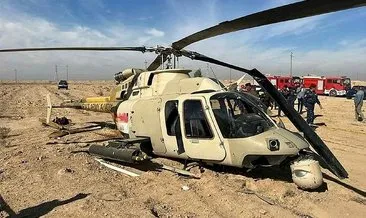 Irak’ta askeri helikopter düştü: 2 yaralı