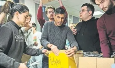 Başbakanlar yardım kolisi hazırladı