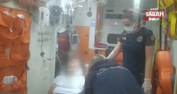 Adana’da kocası tarafından darp edilen kadın hastanelik oldu | Video