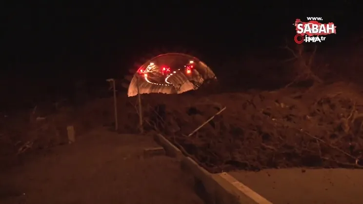 Bolu Dağı Tüneli heyelan sebebiyle çift yönlü trafiğe kapatıldı | Video