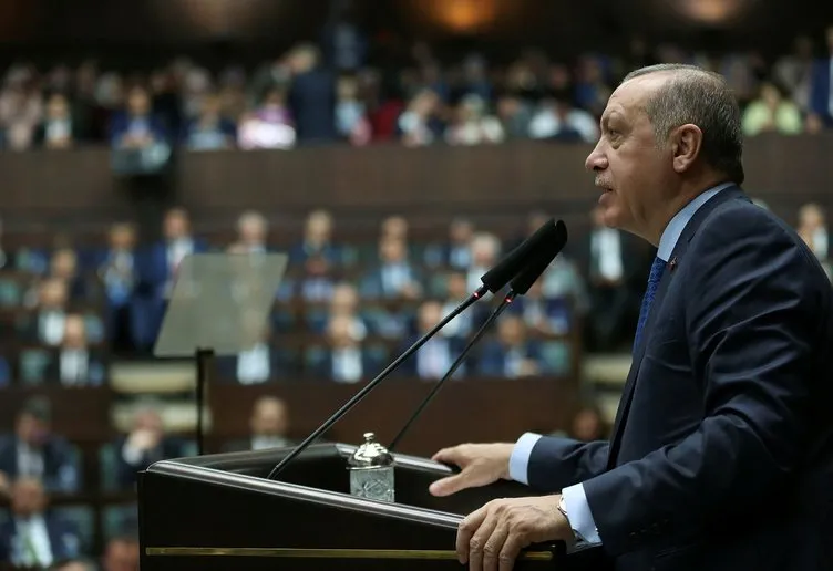 Cumhurbaşkanı Erdoğan’ın katıldığı AK Parti grup toplantısından kareler