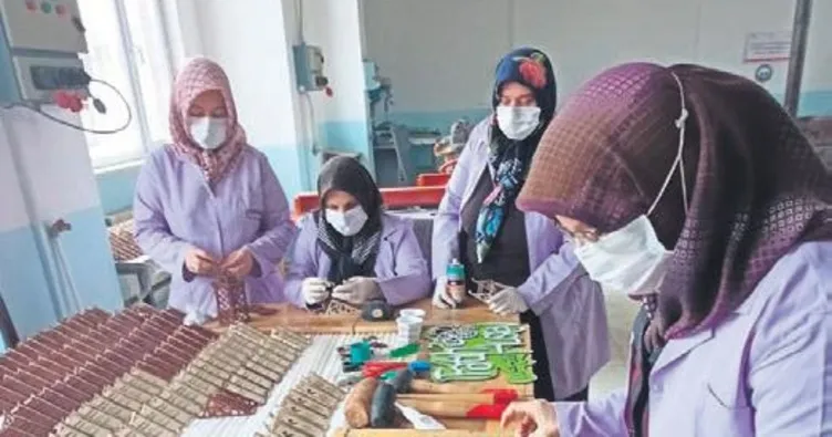 Çamlıdere ahşap sanat atölyesi üretime başladı