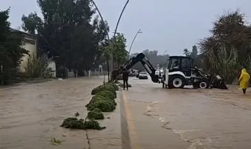 Datça’da yollar göle döndü