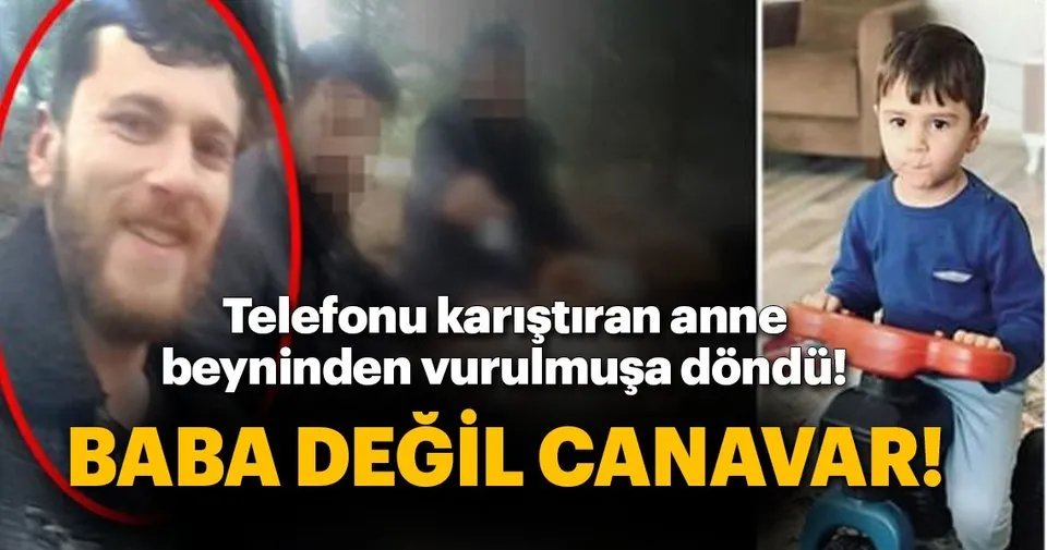 4 yasindaki oglunu oldurup selfie cekti