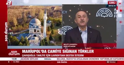 Bakan Çavuşoğlu’dan Mariupul’da camiye sığınan Türkler hakkında açıklama | Video