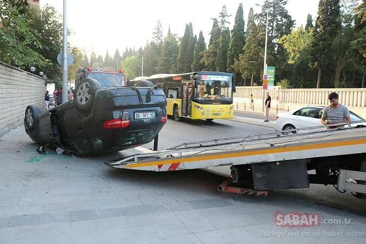 Üsküdar’da trafik kazası:  2 yaralı