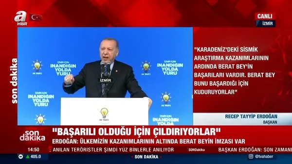 SON DAKİKA: Cumhurbaşkanı Erdoğan'dan CHP'ye Berat Albayrak tepkisi 